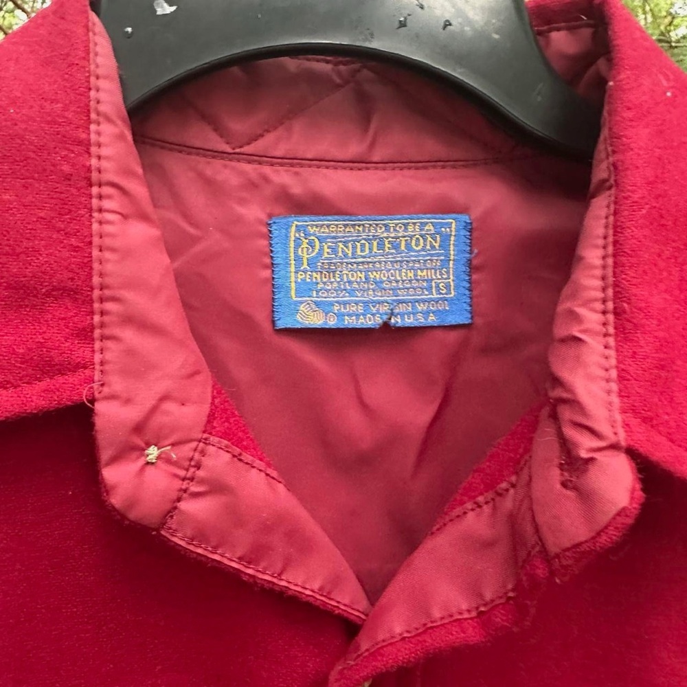 Vintage Pendleton Wool Button Down, Small - image 3